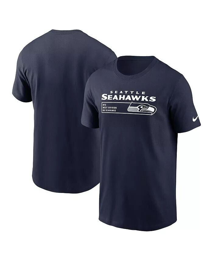 Мужская темно-синяя футболка Seattle Seahawks Division Essential Nike, синий
Мужская темно-синяя футболка Seattle Seahawks Division Essential Nike, синий