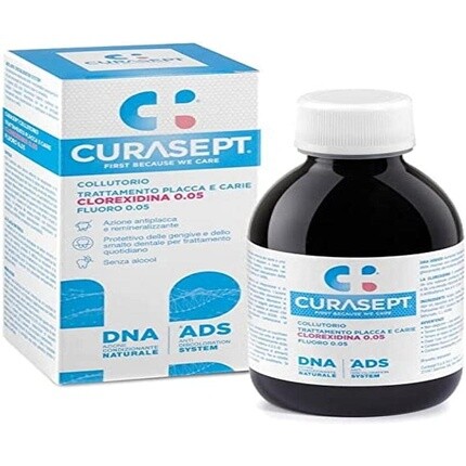 Ополаскиватель для рта Curasept 0,05, облегчение чувствительности, без спирта, 200 мл
Ополаскиватель для рта Curasept 0,05, облегчение чувствительности, без спирта, 200 мл