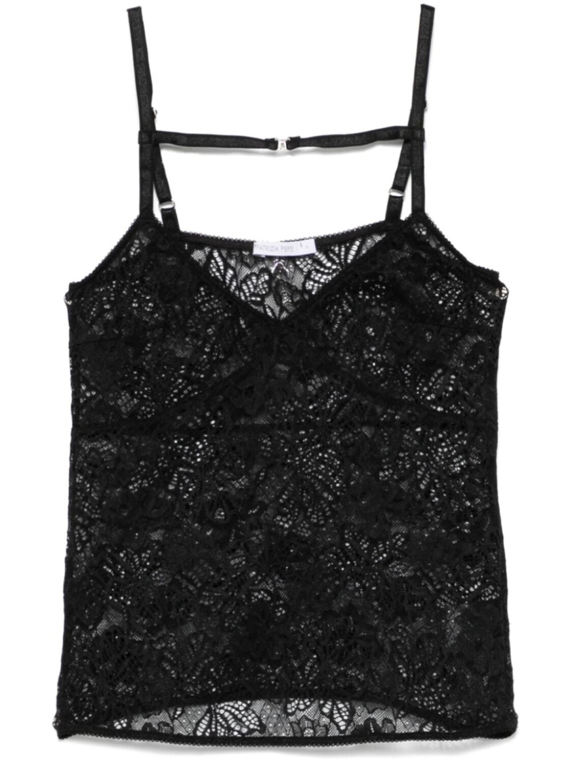 Кружевной топ Patrizia Pepe, черный
Кружевной топ Patrizia Pepe, черный