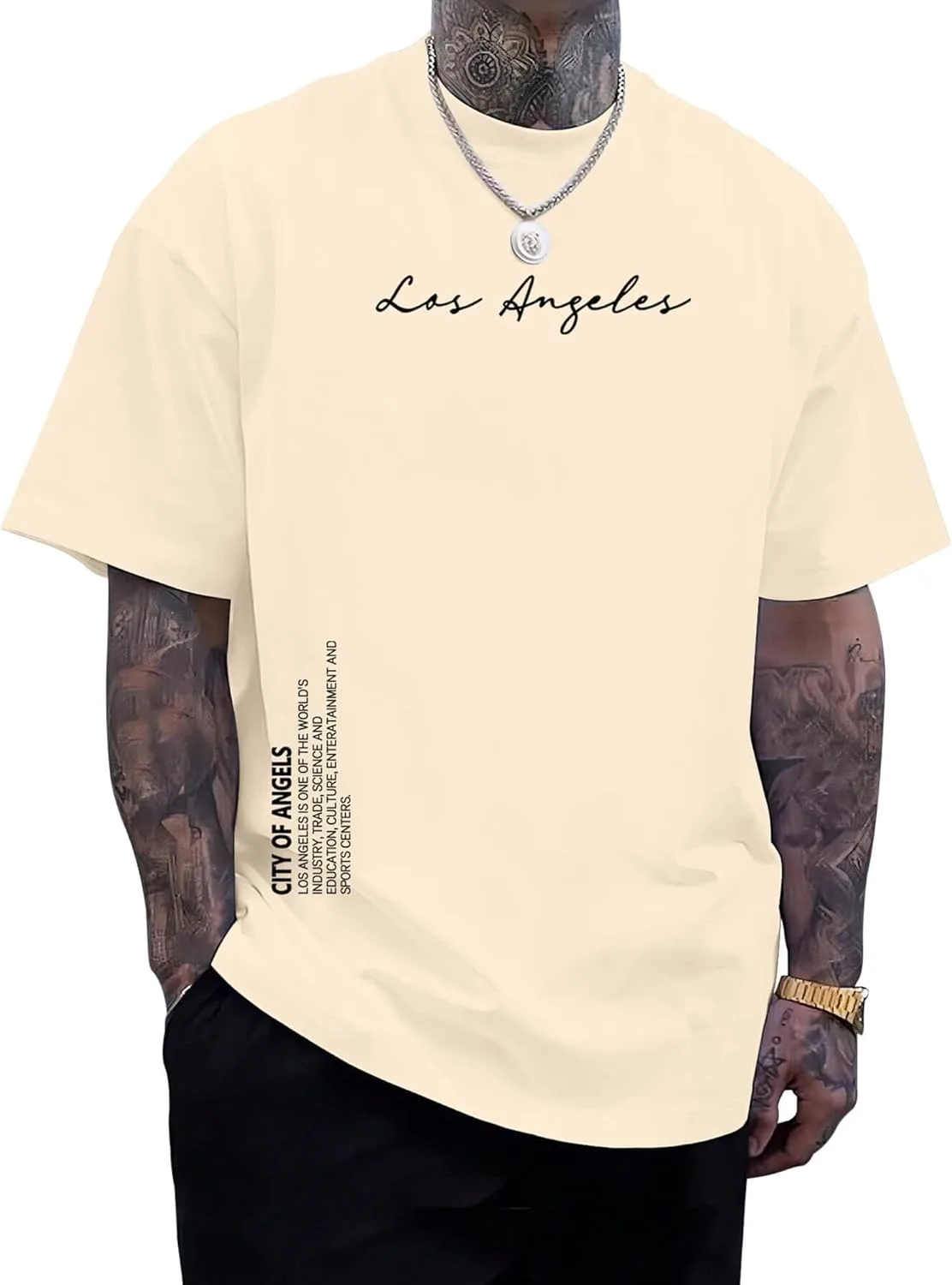 Футболка мужская Los Angeles с принтом, короткий рукав, 100% хлопок Aiyino
Футболка мужская Los Angeles с принтом, короткий рукав, 100% хлопок Aiyino