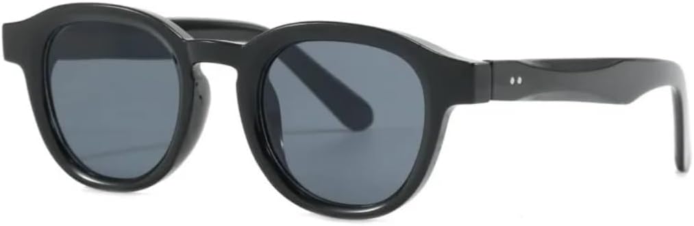 Модные круглые солнцезащитные очки для женщин в стиле ретро с прозрачной оправой и линзами цвета океана, защита от УФ-излучения UV400, мужские очки с заклепками для вечеринок и пляжа UATXTAU, Black
Модные круглые солнцезащитные очки для женщин в стиле ретро с прозрачной оправой и линзами цвета океана, защита от УФ-излучения UV400, мужские очки с заклепками для вечеринок и пляжа UATXTAU, Black