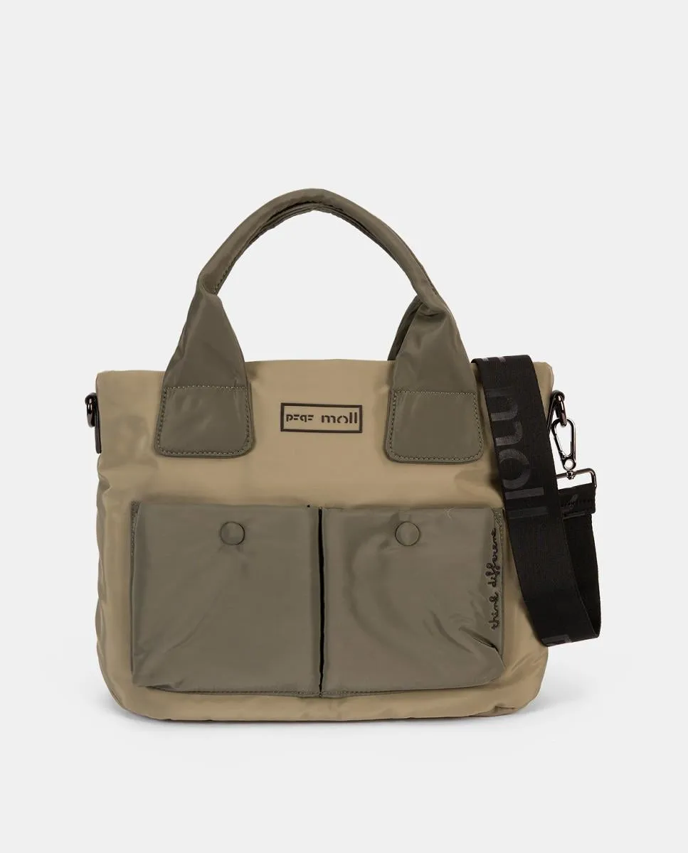 Сумка из нейлона Pepe Moll, военный зеленый
Сумка из нейлона Pepe Moll, военный зеленый