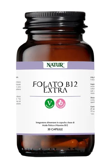 Фолат B12 Экстра 30 капсул Natur
Фолат B12 Экстра 30 капсул Natur