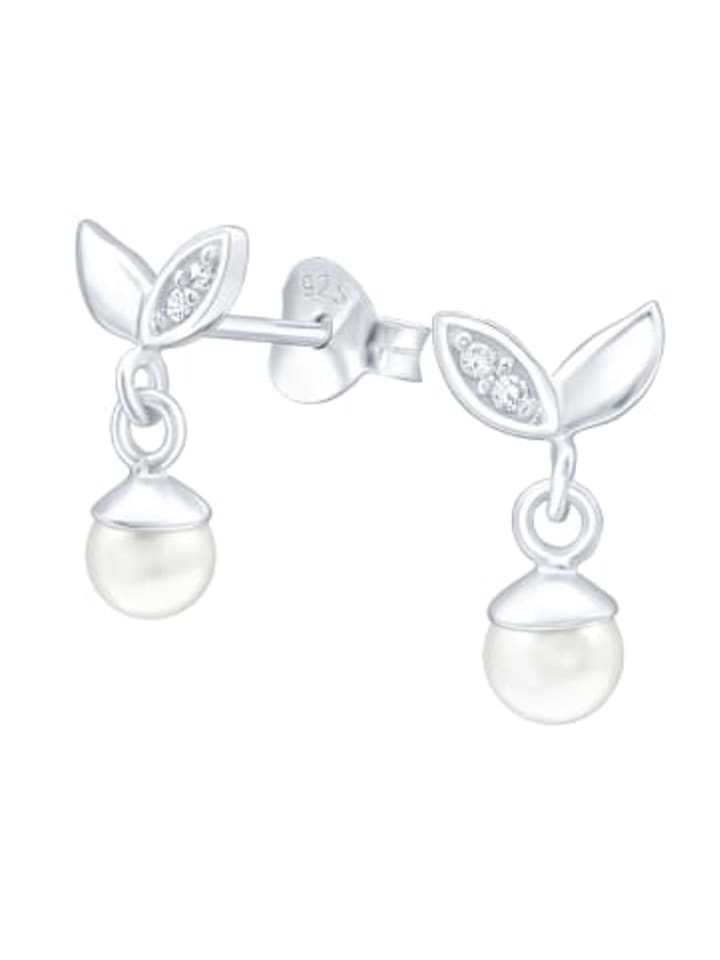 Alexander York Серьги-гвоздики в виде листьев и жемчуга из серебра 925 пробы, комплект из 2 штук
Alexander York Серьги-гвоздики в виде листьев и жемчуга из серебра 925 пробы, комплект из 2 штук