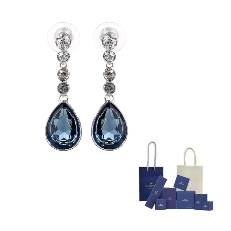 Swarovski Искусственные кристаллы серьги Unisex Blue
Swarovski Искусственные кристаллы серьги Unisex Blue