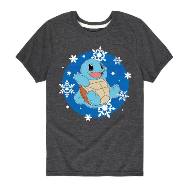 Футболка с рисунком покемона Сквиртла и снежинок для мальчиков 8-20 лет Licensed Character, серый
Футболка с рисунком покемона Сквиртла и снежинок для мальчиков 8-20 лет Licensed Character, серый