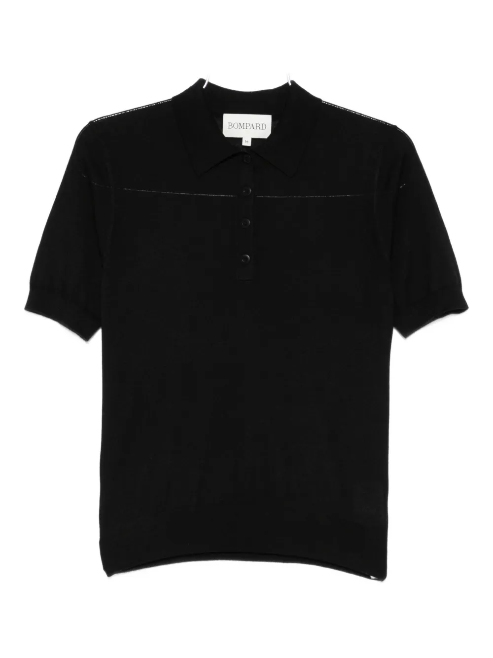 Поло с короткими рукавами и воротником Eric Bompard, черный
Поло с короткими рукавами и воротником Eric Bompard, черный