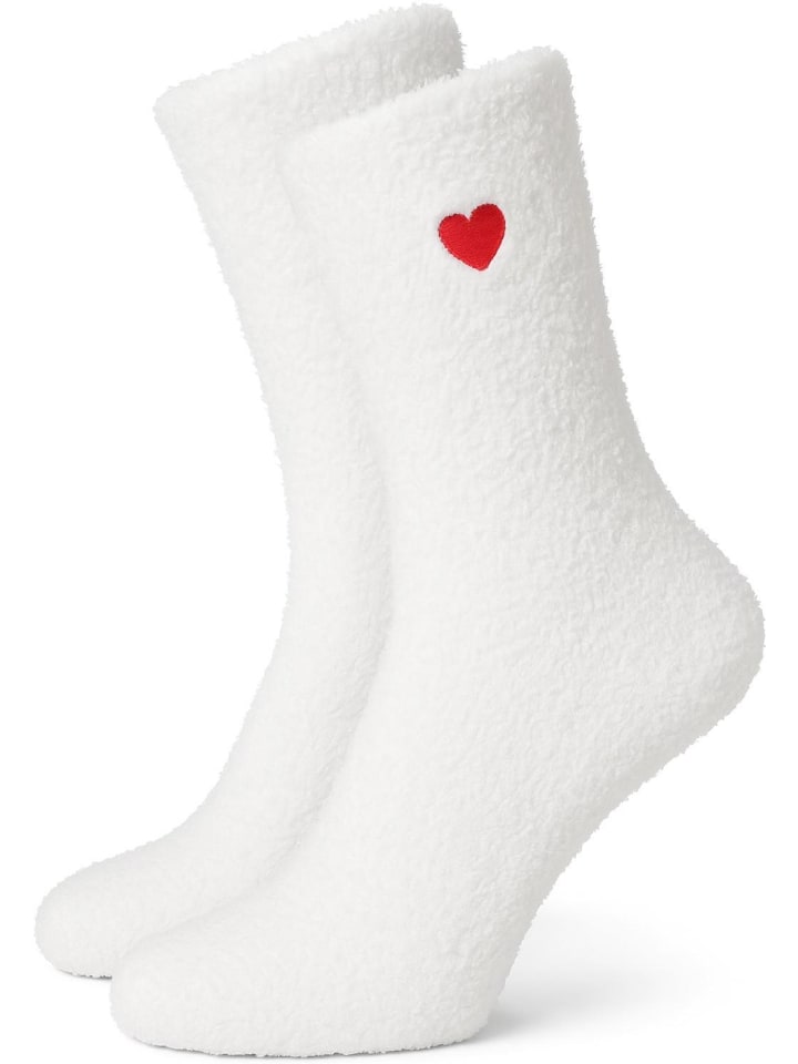 Normani 2 пары уютных носков с белой вышивкой
Normani 2 пары уютных носков с белой вышивкой