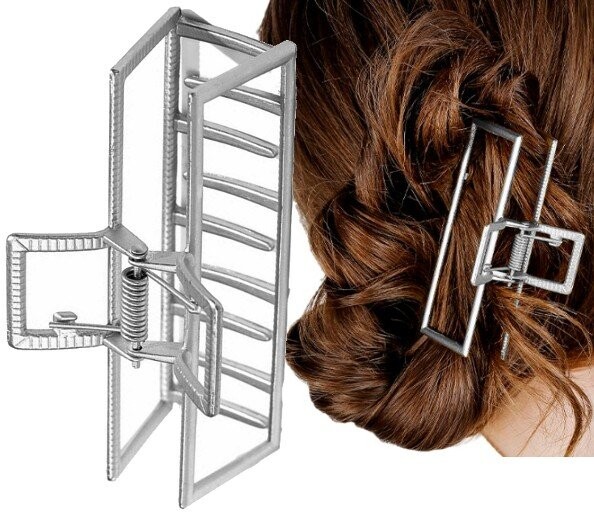 Пряжка Большая металлическая прямоугольная заколка Inna
Пряжка Большая металлическая прямоугольная заколка Inna