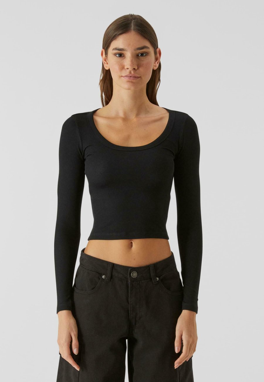 Топ Urban Classics Long sleeved top, Black
Топ Urban Classics Long sleeved top, Black