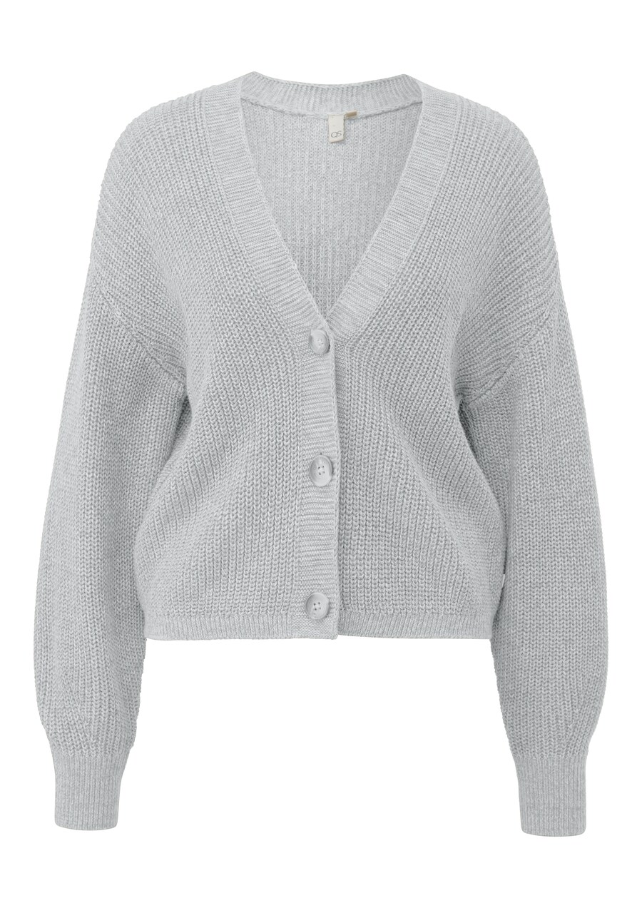 Вязаный кардиган QS, светло-серый
Вязаный кардиган QS, светло-серый