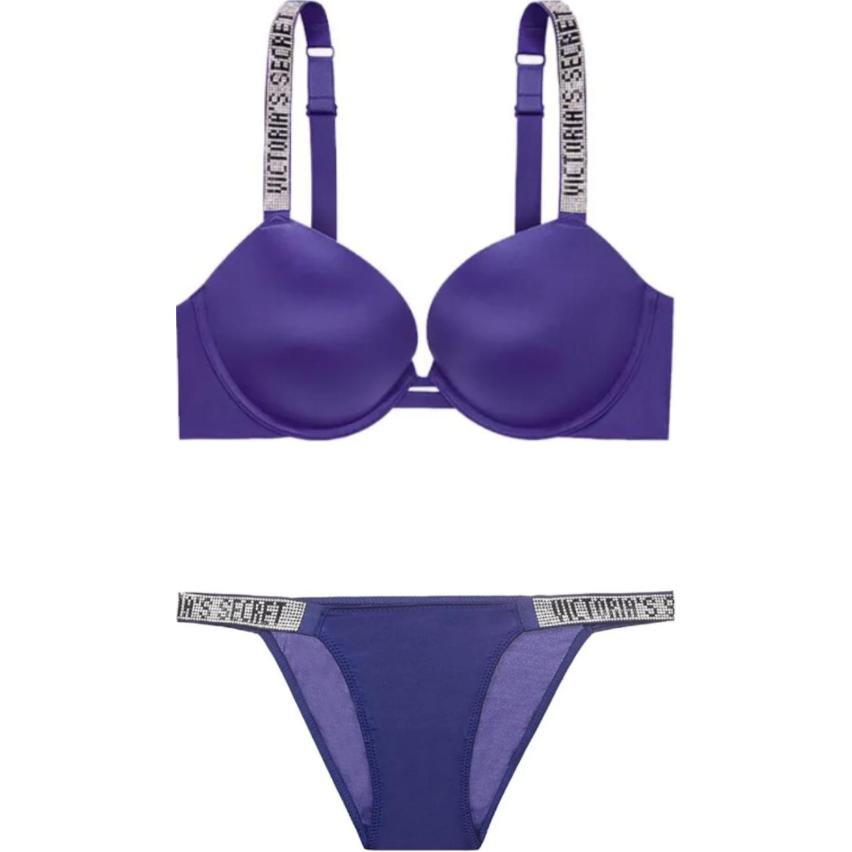 Victoria's Secret Женский комплект нижнего белья темно-фиолетовый
Victoria's Secret Женский комплект нижнего белья темно-фиолетовый