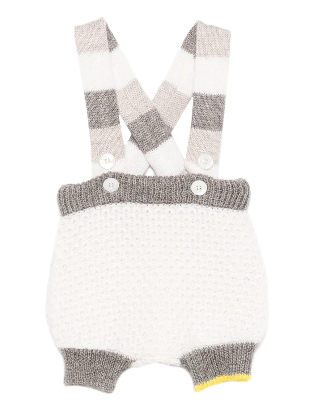 Ромпер с подтяжками в полоску Gensami Kids, нейтральный
Ромпер с подтяжками в полоску Gensami Kids, нейтральный