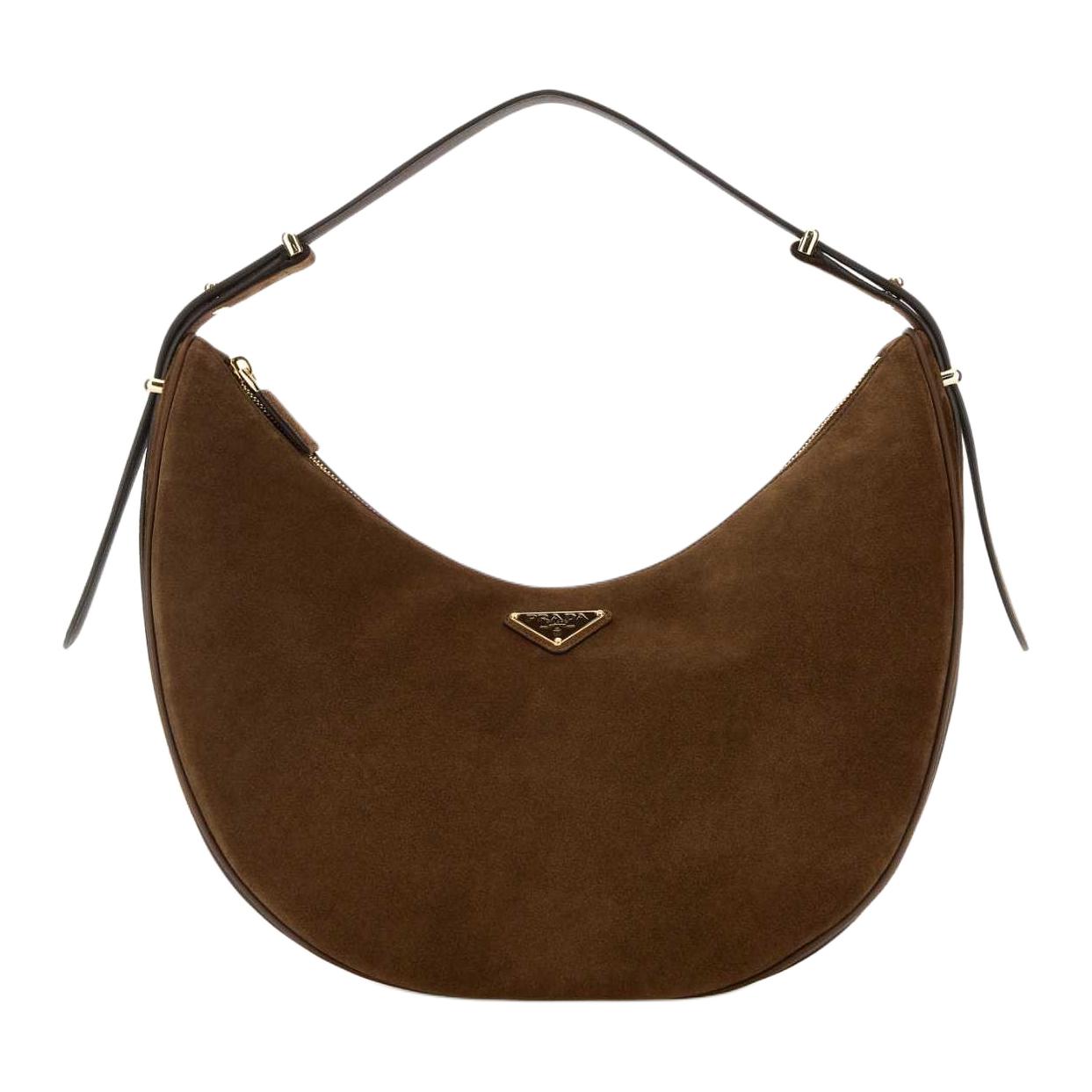 PRADA Женская кожаная сумка через плечо Тубас Какао
PRADA Женская кожаная сумка через плечо Тубас Какао
