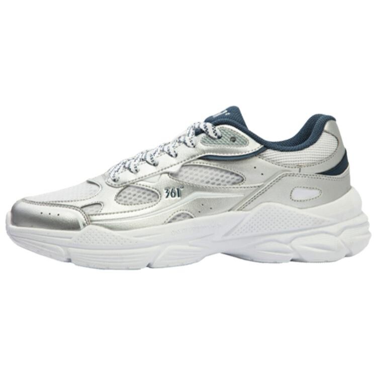 Кроссовки мужские с низким верхом серебряный/361 Degrees белый 361° 
Кроссовки мужские с низким верхом серебряный/361 Degrees белый 361°
