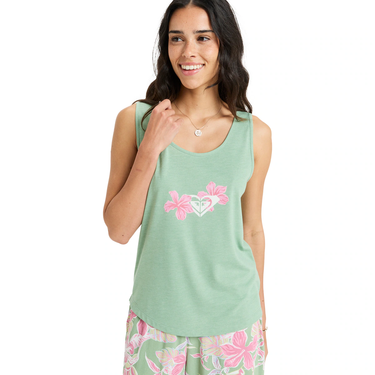 Surfclassic Roxy Женская футболка, зеленый 
Surfclassic Roxy Женская футболка, зеленый