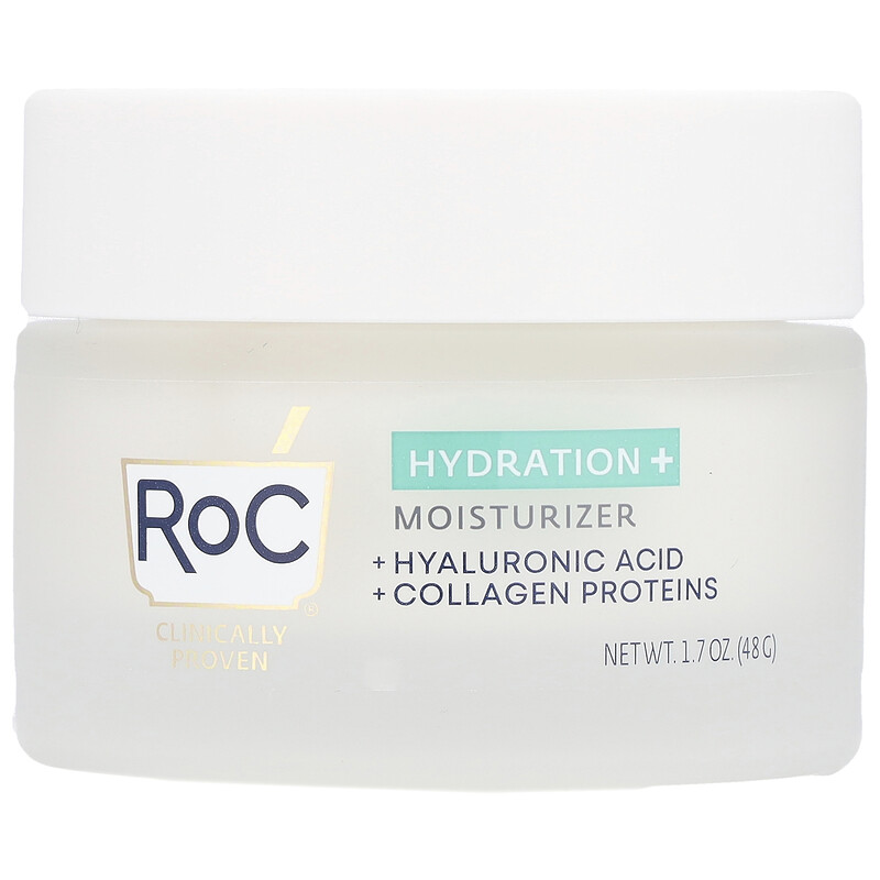 RoC, Hydration+ Moisturizer, 1.7 oz (48 g)
RoC, Hydration+ Moisturizer, 1.7 oz (48 g)