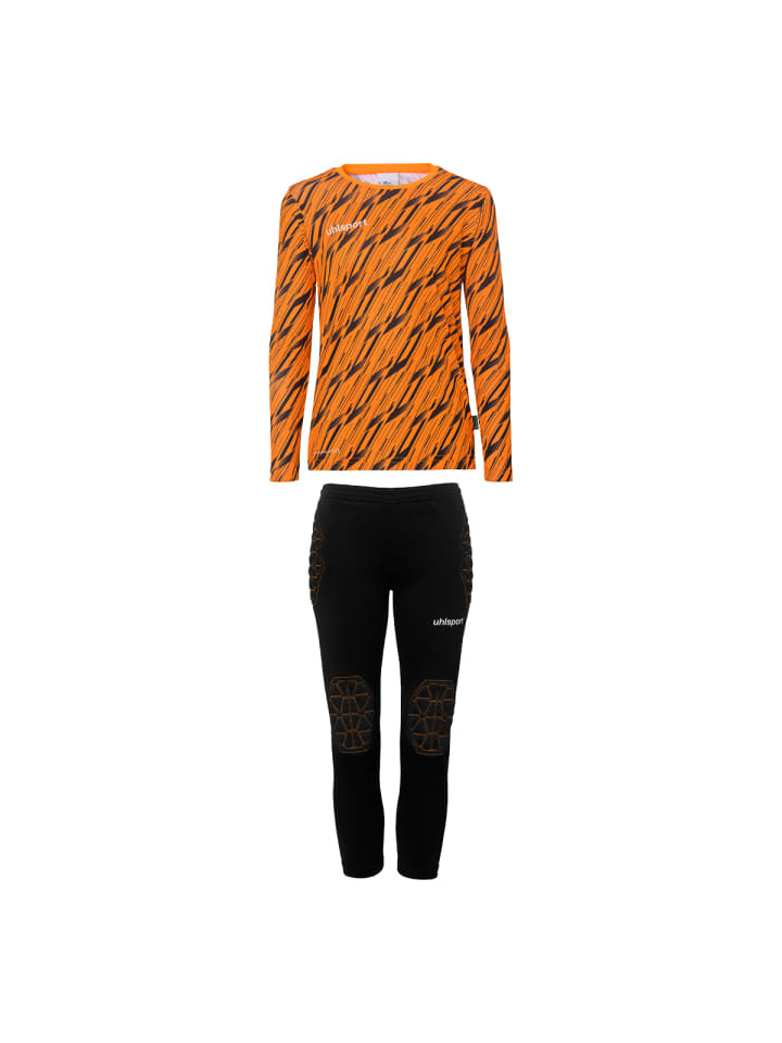 Uhlsport Вратарь выставляет команду Progressive Junior в ярко-оранжево-черной форме
Uhlsport Вратарь выставляет команду Progressive Junior в ярко-оранжево-черной форме