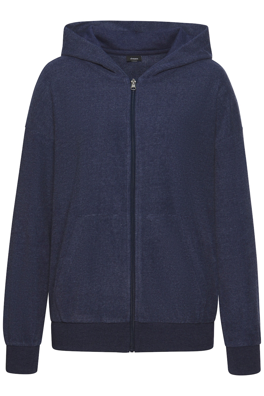 Толстовка с капюшоном на молнии VIVANCE, темно-синий
Толстовка с капюшоном на молнии VIVANCE, темно-синий