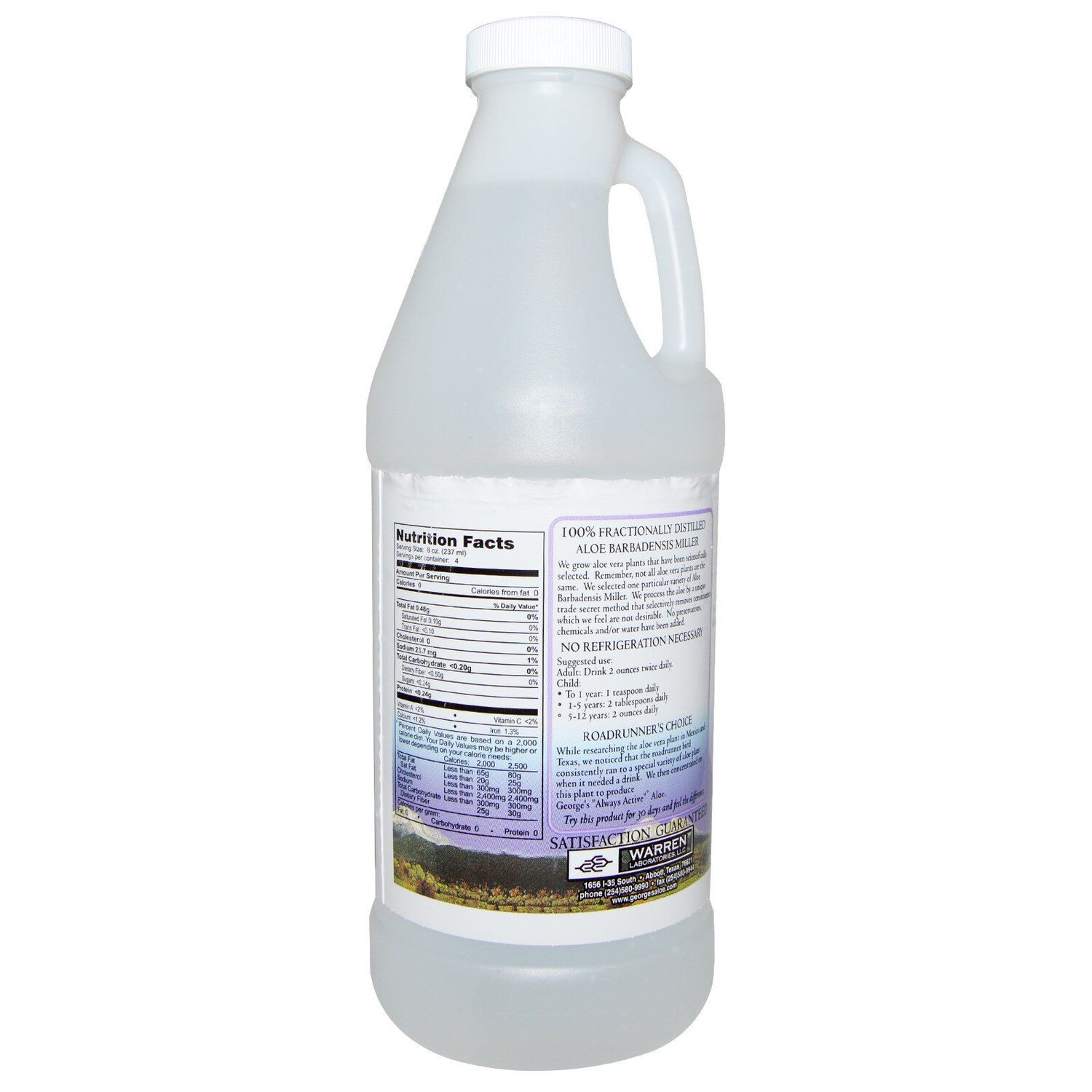 George's Aloe Vera 100% жидкий алоэ вера 32 жидк. унций (0,94 л)
George's Aloe Vera 100% жидкий алоэ вера 32 жидк. унций (0,94 л)