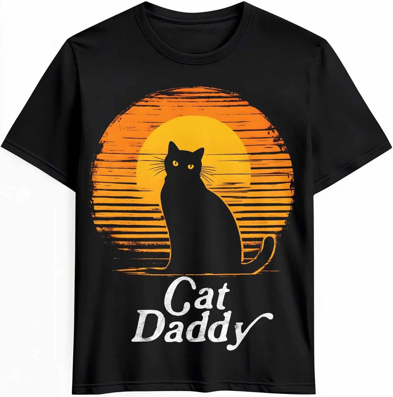Футболка мужская Cat Daddy с принтом, хлопок, короткий рукав, оранжево-желтая CosyBright
Футболка мужская Cat Daddy с принтом, хлопок, короткий рукав, оранжево-желтая CosyBright