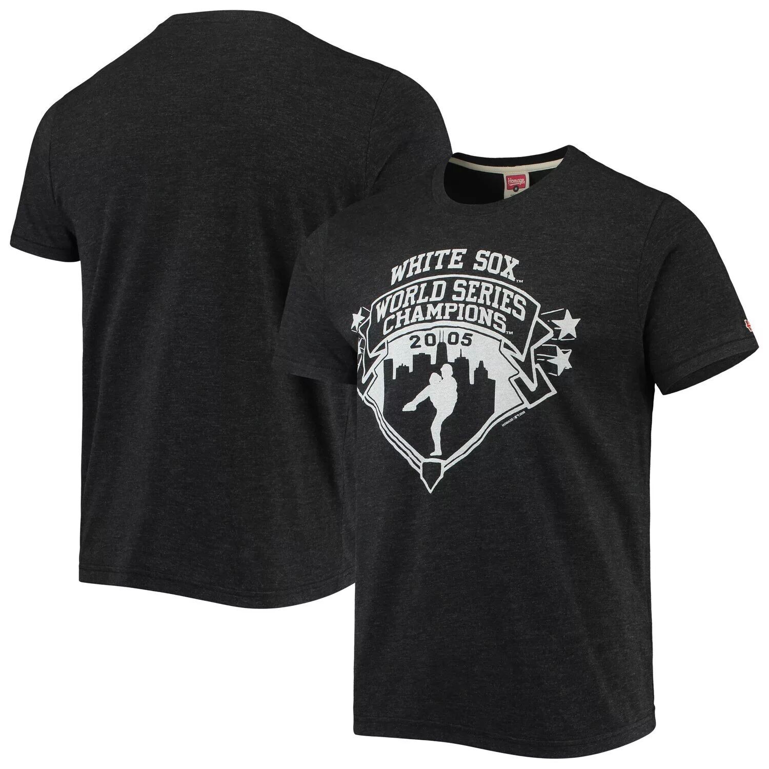 Мужская черная футболка Homage Chicago White Sox 2005 World Series Champions Tri-Blend, Черный, Мужская черная футболка Homage Chicago White Sox 2005 World Series Champions Tri-Blend
Мужская черная футболка Homage Chicago White Sox 2005 World Series Champions Tri-Blend, Черный, Мужская черная футболка Homage Chicago White Sox 2005 World Series Champions Tri-Blend