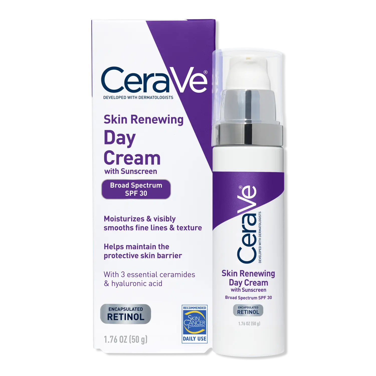 Дневной крем для обновления кожи SPF 30 CeraVe
Дневной крем для обновления кожи SPF 30 CeraVe