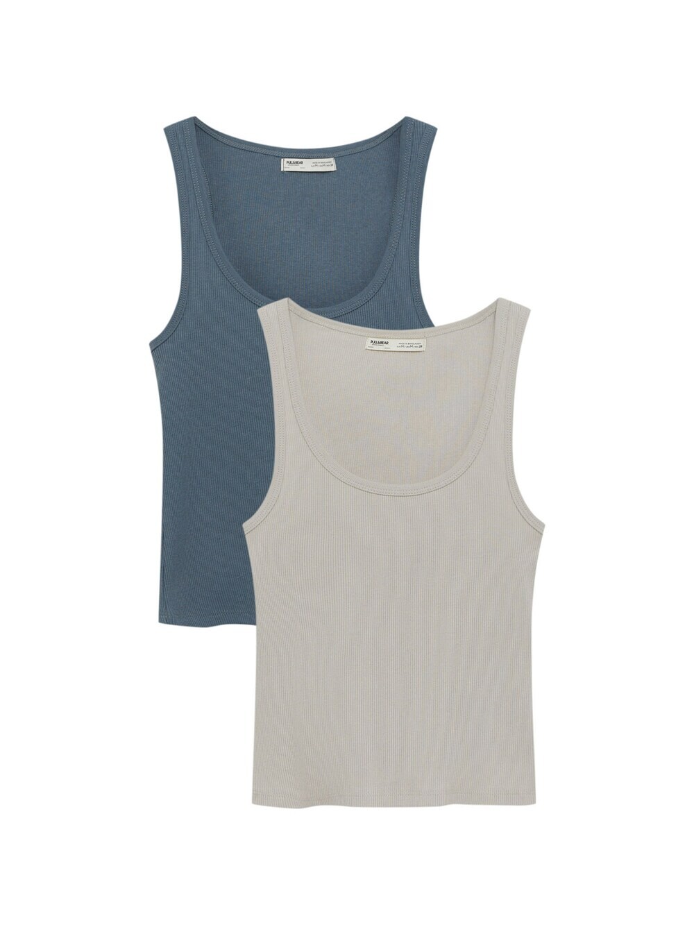 Топ Pull&Bear, песочный 
Топ Pull&Bear, песочный