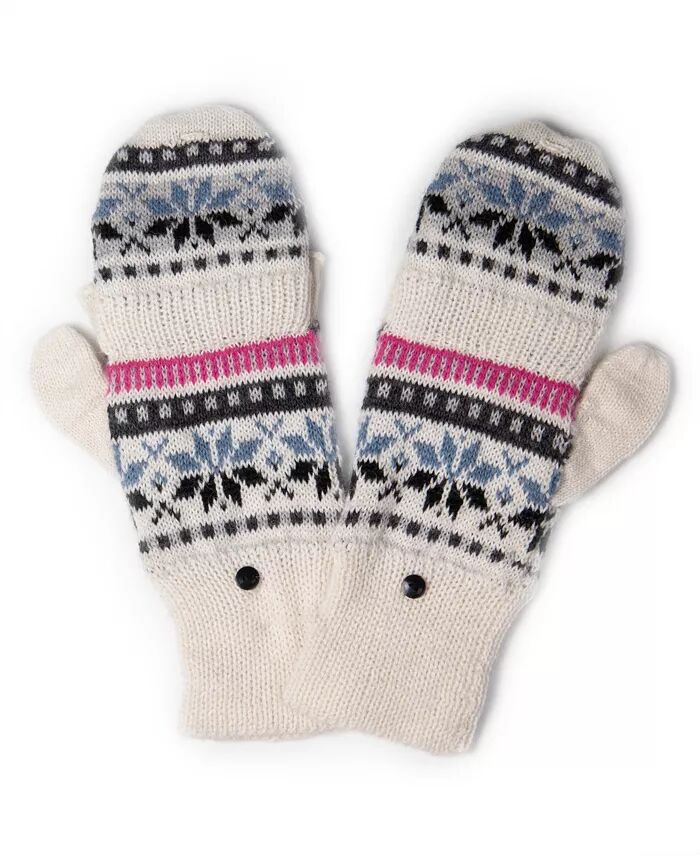 Перчатки из альпаки Glittens Simply Natural, белый 
Перчатки из альпаки Glittens Simply Natural, белый