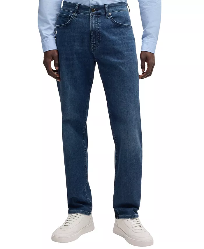 Мужские джинсы Soft Motion классического кроя Hugo Boss, синий
Мужские джинсы Soft Motion классического кроя Hugo Boss, синий