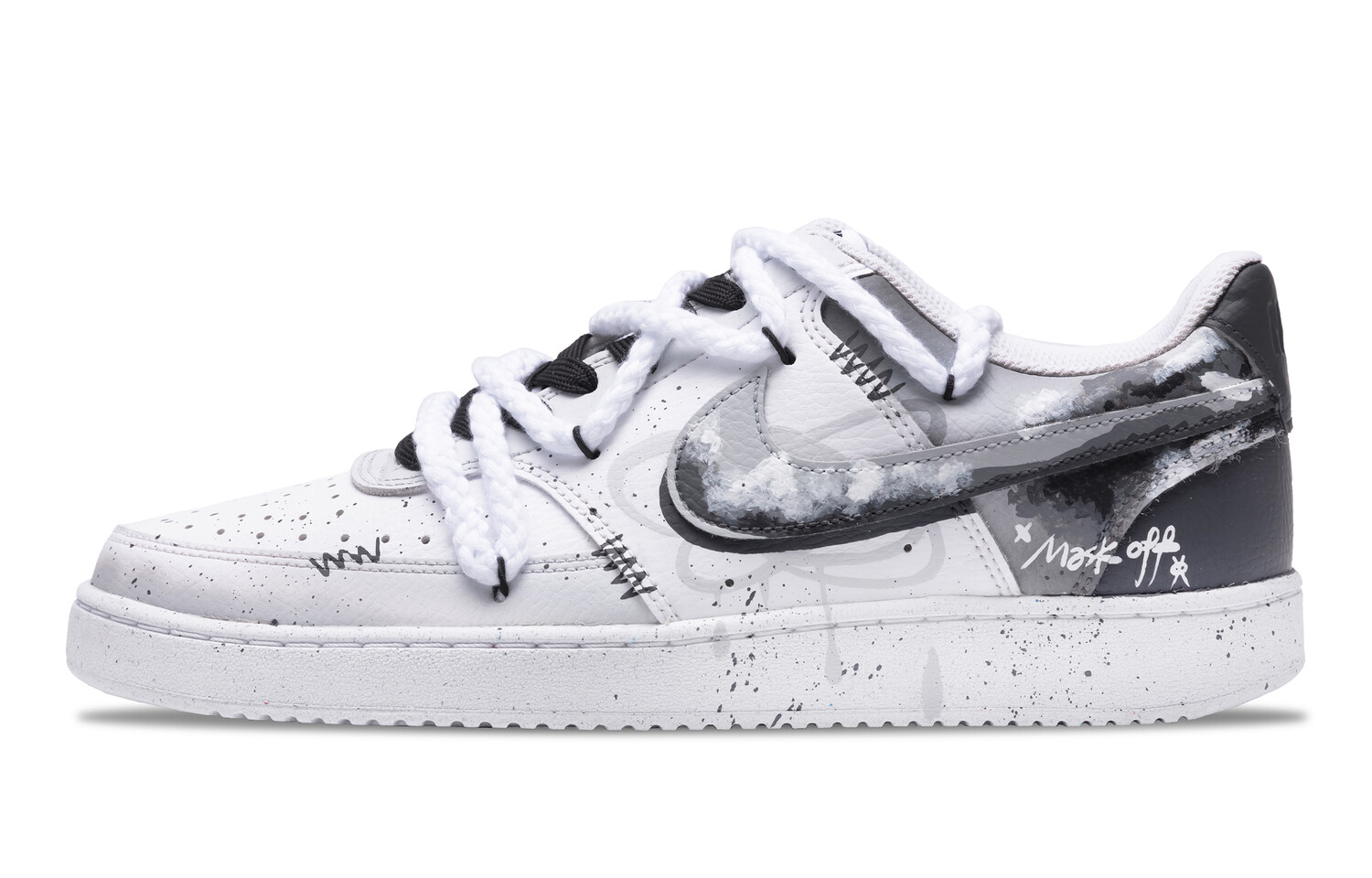 Кроссовки Nike Court Vision 1 Skateboarding Shoes Women's Low-top Gray, черный/белый/серый
Кроссовки Nike Court Vision 1 Skateboarding Shoes Women's Low-top Gray, черный/белый/серый