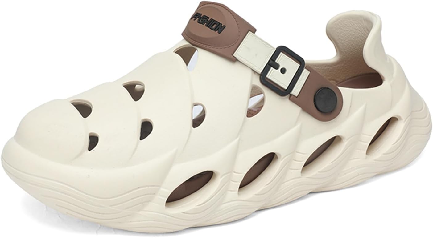 Унисекс двухцветные легкие сандалии-сабо из эва с регулируемым ремешком Psieicwm, коричневый
Унисекс двухцветные легкие сандалии-сабо из эва с регулируемым ремешком Psieicwm, коричневый