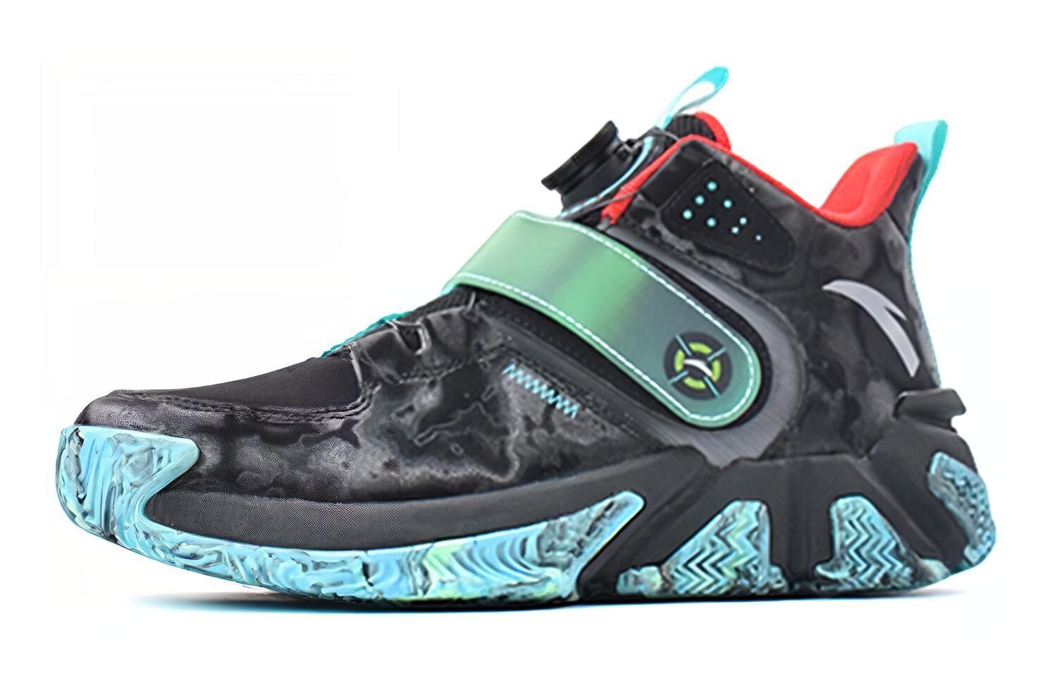 Кроссовки Sniper Kids Lifestyle GS Mid-top черного/синего цвета Anta Kids 
Кроссовки Sniper Kids Lifestyle GS Mid-top черного/синего цвета Anta Kids