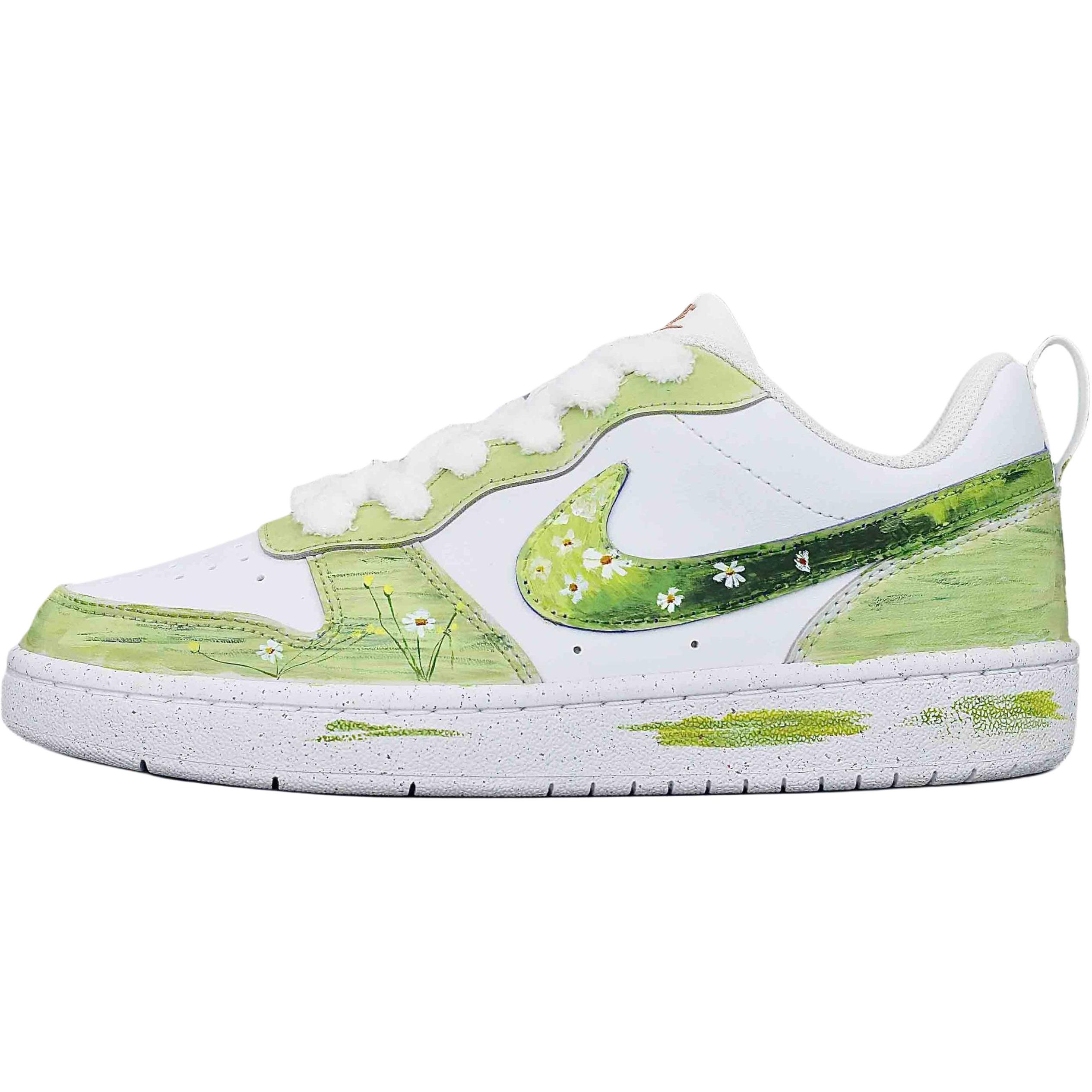 Nike Кроссовки для скейтбординга Court Borough Green Daisy нескользящие устойчивые к истиранию низкие детские White/Green
Nike Кроссовки для скейтбординга Court Borough Green Daisy нескользящие устойчивые к истиранию низкие детские White/Green