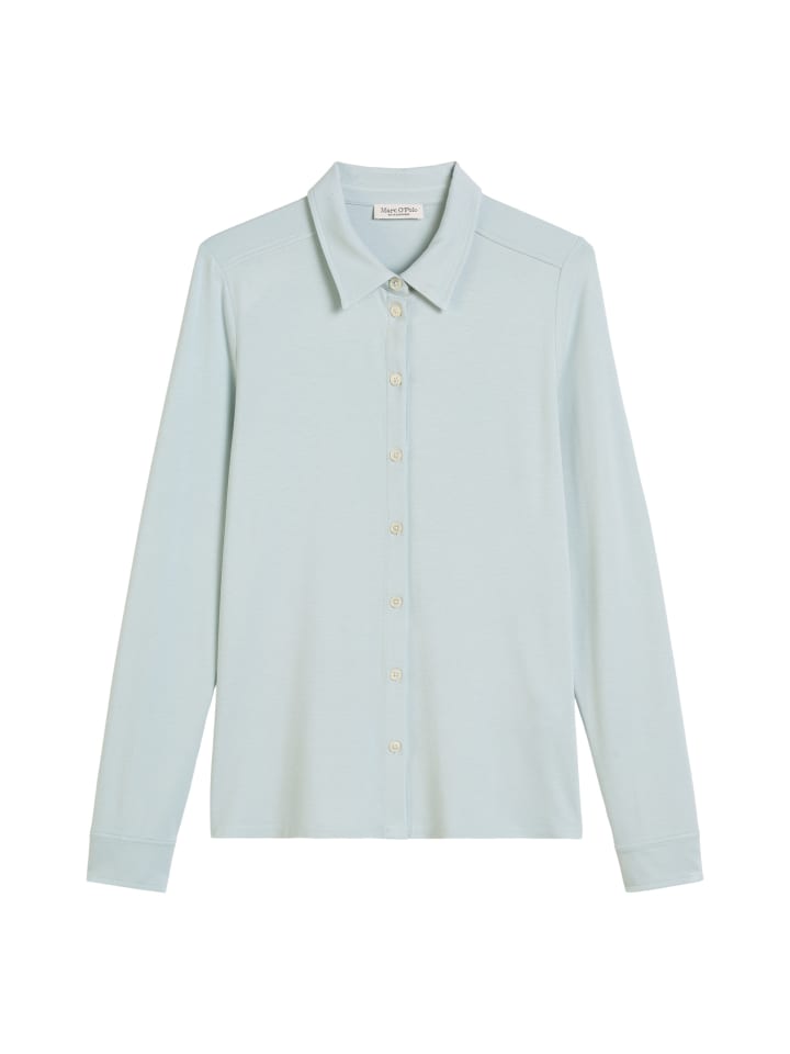 Джерси блузка обычного цвета серебристо-голубой Marc O'Polo
Джерси блузка обычного цвета серебристо-голубой Marc O'Polo