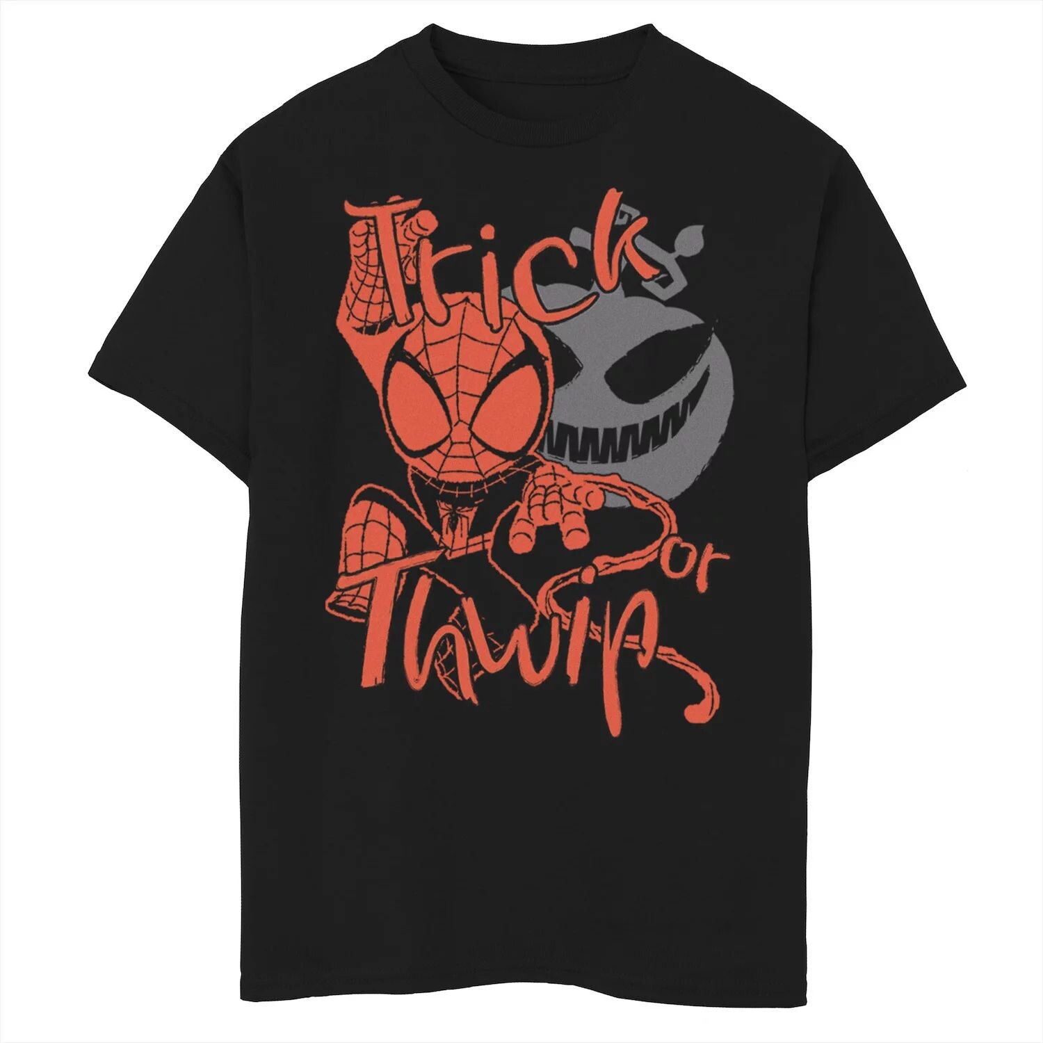 Футболка Trick or Thwip с тыквой и рисунком Хэллоуина для мальчиков 8–20 лет Marvel Spider-Man Marvel
Футболка Trick or Thwip с тыквой и рисунком Хэллоуина для мальчиков 8–20 лет Marvel Spider-Man Marvel