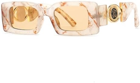 Прямоугольные солнцезащитные очки для женщин и мужчин в винтажном стиле, черные женские солнцезащитные очки, мужские очки с защитой от УФ-излучения UV400 MTZJH, Light Tea
Прямоугольные солнцезащитные очки для женщин и мужчин в винтажном стиле, черные женские солнцезащитные очки, мужские очки с защитой от УФ-излучения UV400 MTZJH, Light Tea