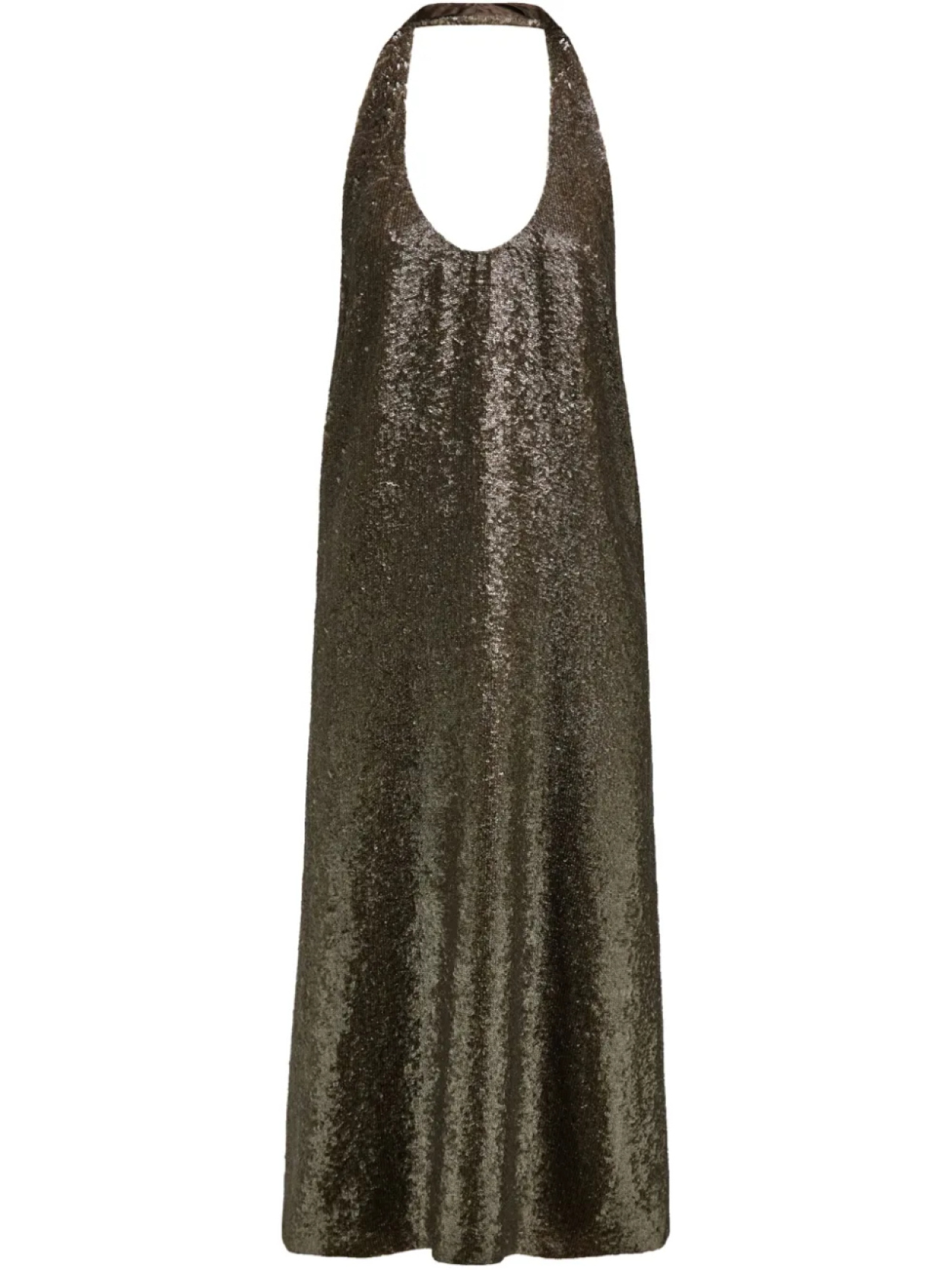 Ferragamo платье миди с пайетками, зеленый
Ferragamo платье миди с пайетками, зеленый