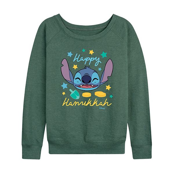 Женская футболка Lilo & Stitch Happy Hanukkah Stitch с длинным рукавом из френч терри Disney, Heather Juniper
Женская футболка Lilo & Stitch Happy Hanukkah Stitch с длинным рукавом из френч терри Disney, Heather Juniper