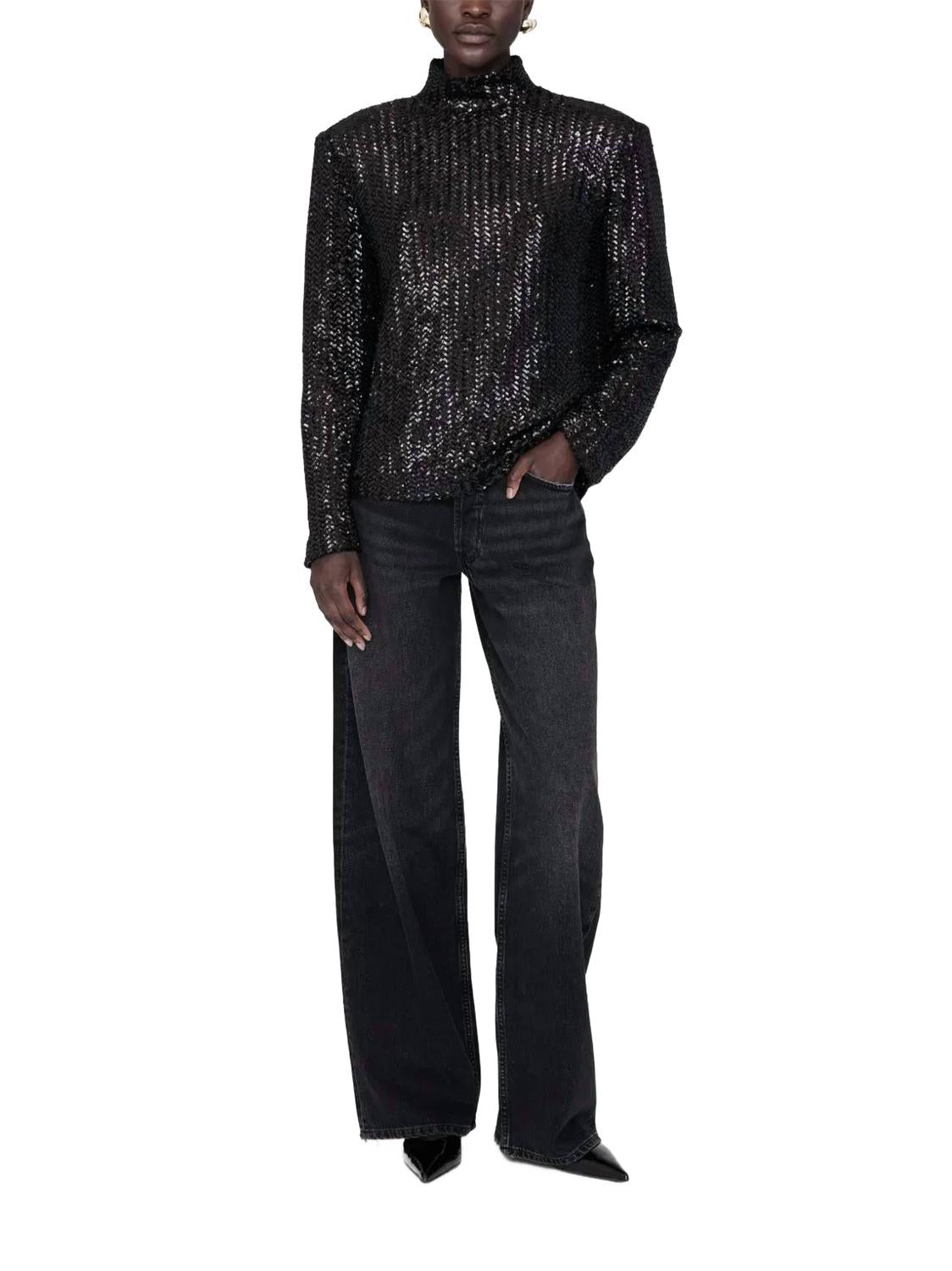 Топ Josephine с пайетками в черном цвете Anine Bing
Топ Josephine с пайетками в черном цвете Anine Bing