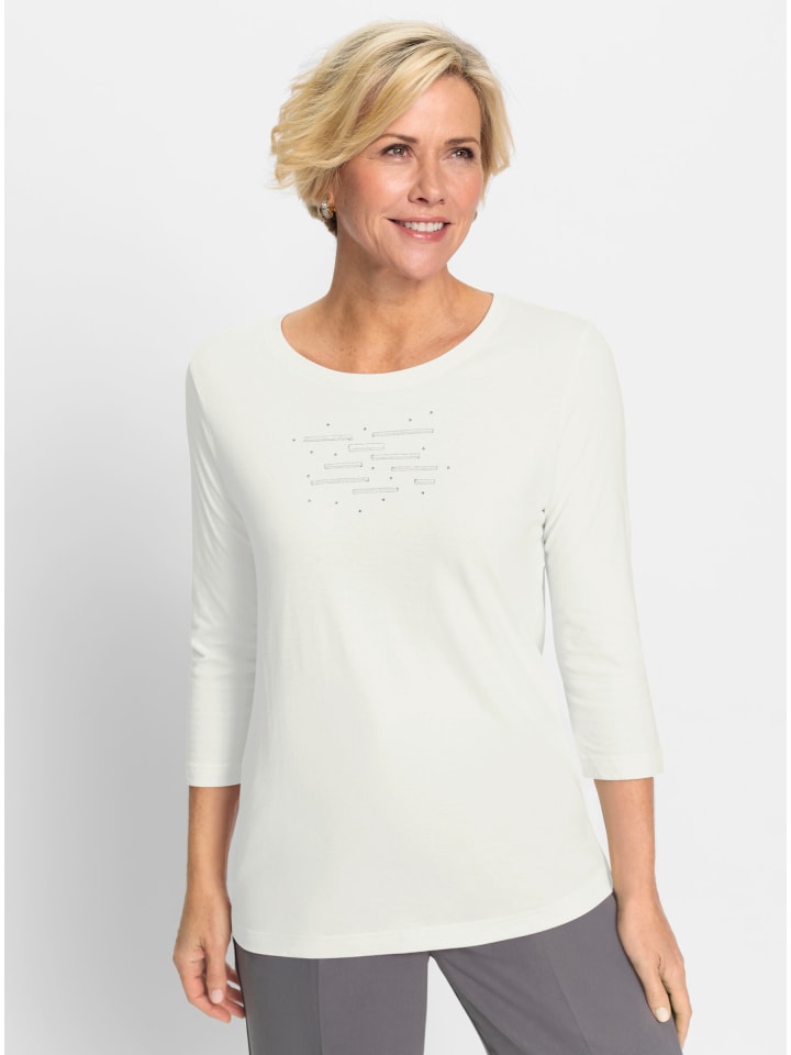 Рубашка с рукавами 3/4 цвета экрю WITT WEIDEN
Рубашка с рукавами 3/4 цвета экрю WITT WEIDEN