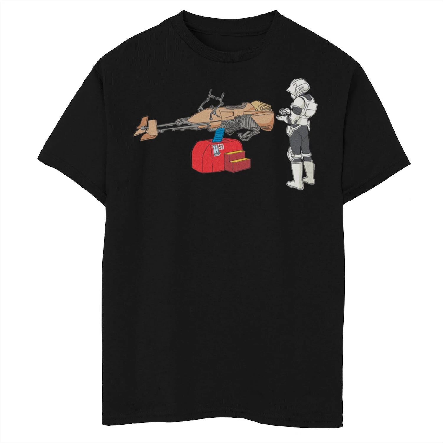 Футболка с графическим изображением «Спидер-байк» для мальчиков 8–20 лет «Звездные войны: Штурмовик» с монетоприемником Star Wars
Футболка с графическим изображением «Спидер-байк» для мальчиков 8–20 лет «Звездные войны: Штурмовик» с монетоприемником Star Wars