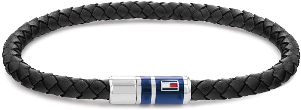 Мужской плетеный кожаный браслет Tommy Hilfiger, Black
Мужской плетеный кожаный браслет Tommy Hilfiger, Black