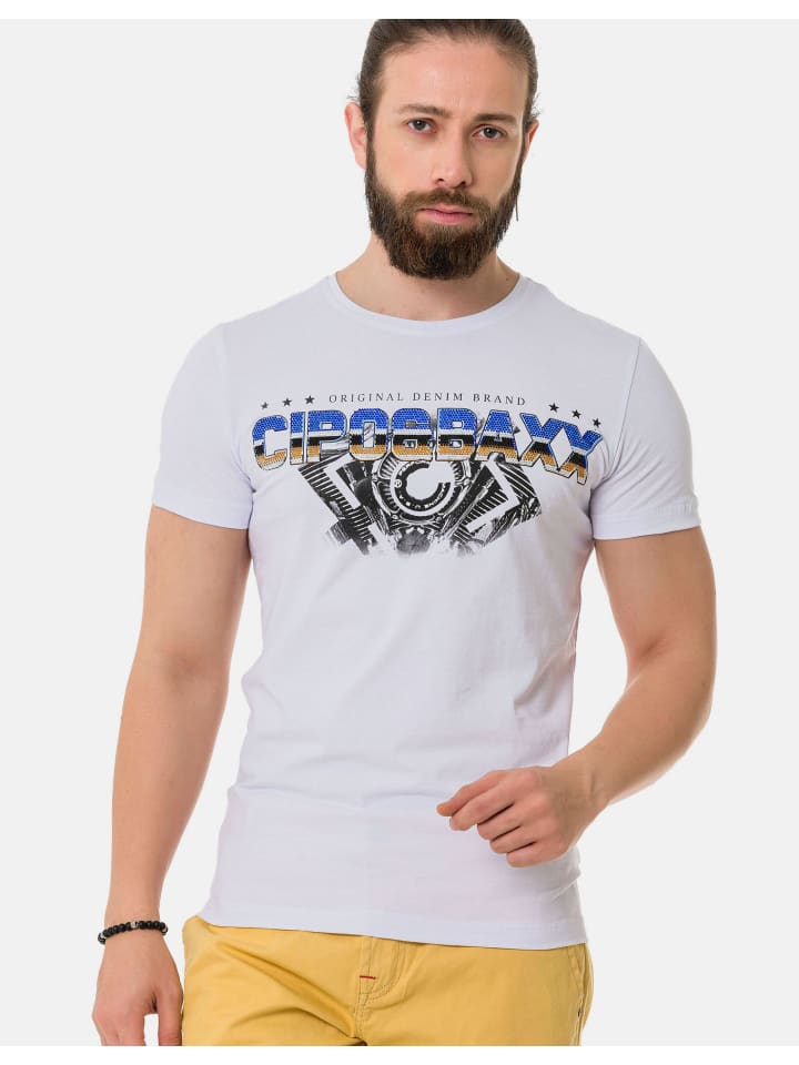 Футболка БЕЛОГО цвета Cipo & Baxx, Белый, Футболка БЕЛОГО цвета Cipo & Baxx
Футболка БЕЛОГО цвета Cipo & Baxx, Белый, Футболка БЕЛОГО цвета Cipo & Baxx