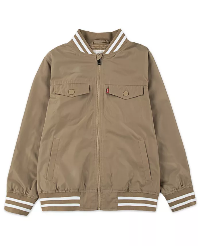 Мальчиковая бомбер-куртка 8-20 с блестящей сетчатой подкладкой Levi'S, загар/бежевый
Мальчиковая бомбер-куртка 8-20 с блестящей сетчатой подкладкой Levi'S, загар/бежевый