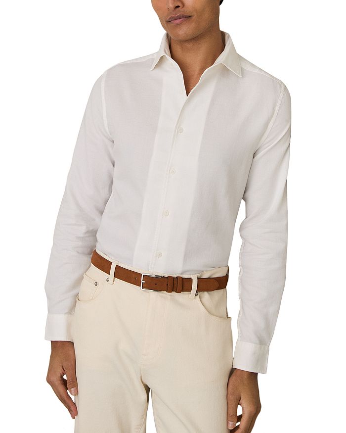 Рубашка из пике с красильной обработкой REISS, белый
Рубашка из пике с красильной обработкой REISS, белый