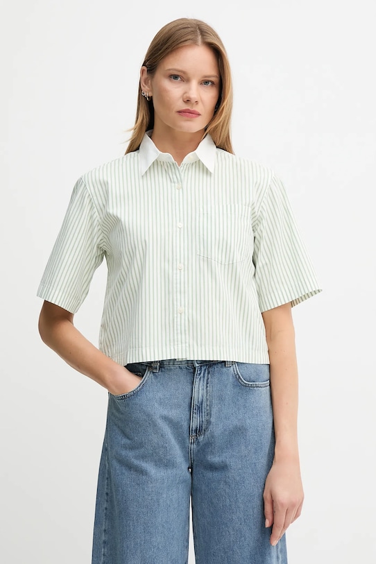 Хлопковая рубашка United Colors Of Benetton, зеленый
Хлопковая рубашка United Colors Of Benetton, зеленый