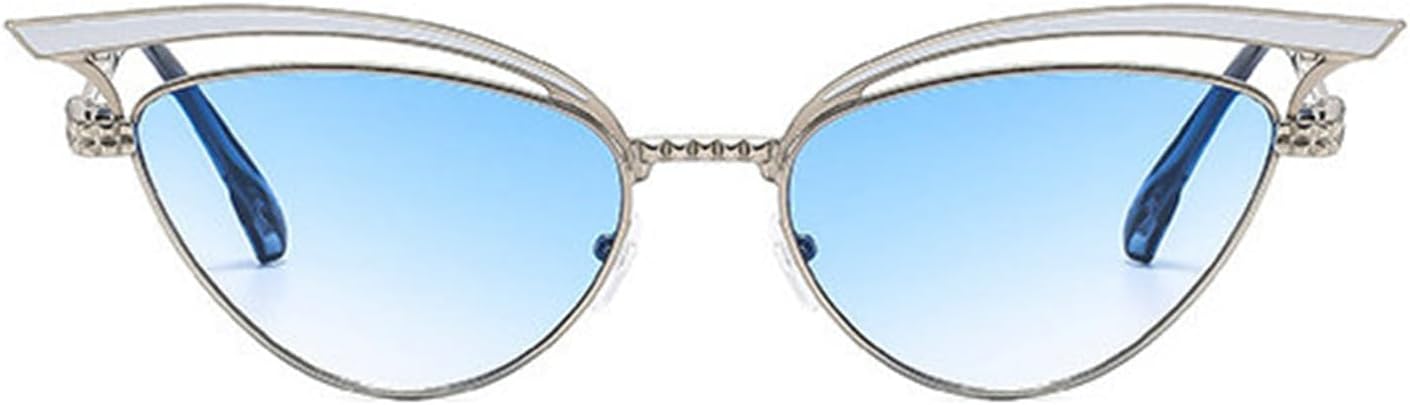 Винтажные солнцезащитные очки «кошачий глаз» с ажурной оправой, черные с коричневыми линзами, модные женские солнцезащитные очки в металлической оправе, трендовые очки для вечеринок willochra, Blue
Винтажные солнцезащитные очки «кошачий глаз» с ажурной оправой, черные с коричневыми линзами, модные женские солнцезащитные очки в металлической оправе, трендовые очки для вечеринок willochra, Blue