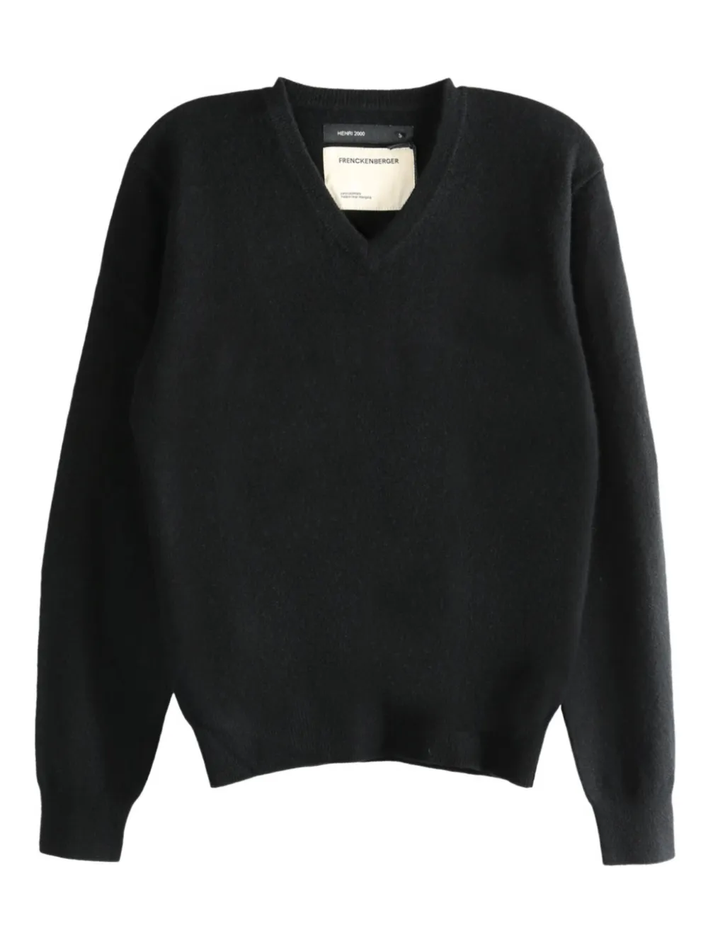 Кашемировый свитер с V-образным вырезом Frenckenberger, черный
Кашемировый свитер с V-образным вырезом Frenckenberger, черный