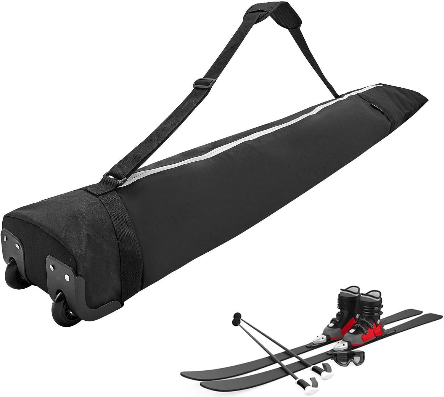 Сумка для сноуборда - сумка для лыжного снаряжения, сумка для авиаперелетов с усиленной подкладкой и колесами, вместительный чехол для перевозки сноуборда в аэропортах, на автобусных остановках и во время лыжных приключений на природе. Generic,..., Черный
Сумка для сноуборда - сумка для лыжного снаряжения, сумка для авиаперелетов с усиленной подкладкой и колесами, вместительный чехол для перевозки сноуборда в аэропортах, на автобусных остановках и во время лыжных приключений на природе. Generic,..., Черный